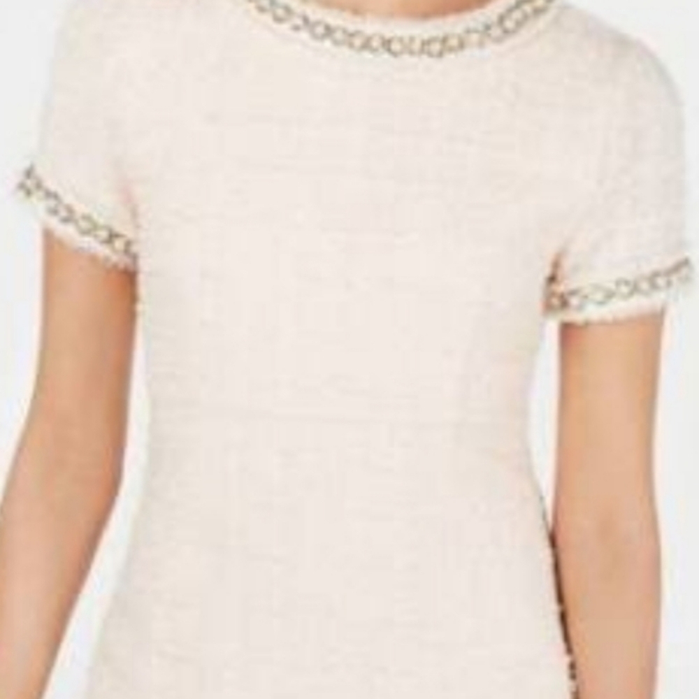 BETSEY Johnson Tweed  princess pink dress - Picture 4 of 17